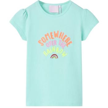Camiseta infantil aguamarina claro 92