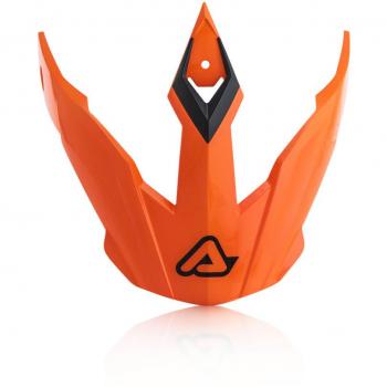 Acerbis Visera de Casco FS-606 Naranja-Fluor con características de diseño aerodinámico, material resistente a impactos, compatible con cascos Acerbis modelo FS-606 y color naranja-fluor