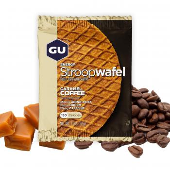 GU Energy Gofre de Café Caramelo - Paquete de 16 x 32 gr - Total: 512 gr