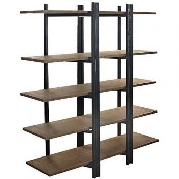 CAPRILO Estanteria Biblioteca Madera Mueble Auxiliar. 160 x 140 x 44 cm.
