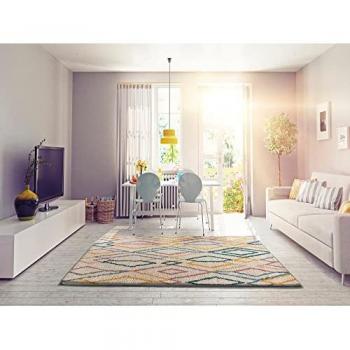 Alfombra Interior Geométrica Multicolor Kalyna 8661 - Tamaños 80x150, 133x190, 160x230 cm