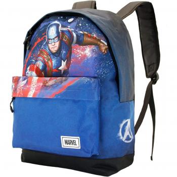 Marvel Capitán América Full Mochila HS FAN, Azul