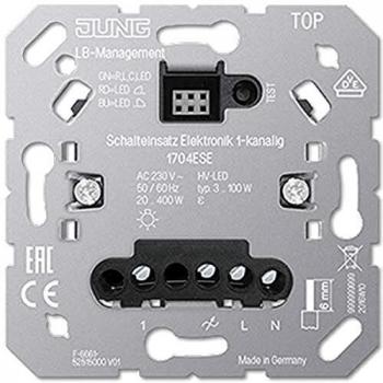 Jung 1704ESE Electronic Switch Insert, 1-Channel Relay