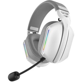 Auriculares Gaming Bluetooth Coolsound G11 con Iluminación RGB Color Blanco