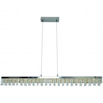 Lámpara Colgante LED Diamonds Cromada 30W 2400lm Calidez 3000K Ajustable