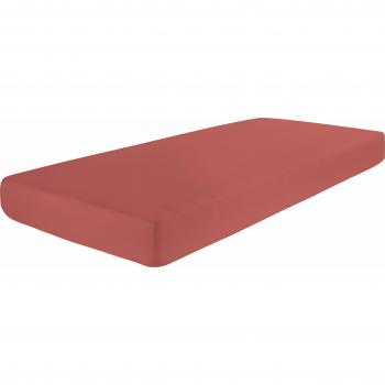 Dormisette Q111, Ropa de cama de franela fina, tamaño de 90/190 a 100/200 cm para colchones de hasta aprox. 17 cm, color rojo