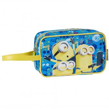 Karactermania Minions Selfie Bolsa de Aseo, 21 cm, Azul