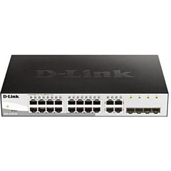 D-Link DGS-1210-20 20-Port Layer2 Smart Managed Switch with 16 Gigabit Ethernet Ports and 4 SFP Combo Ports