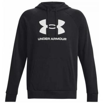 Under Armour Men's Rival Fleece Logo Hoodie Black XXL Casual Cotton Long Sleeve