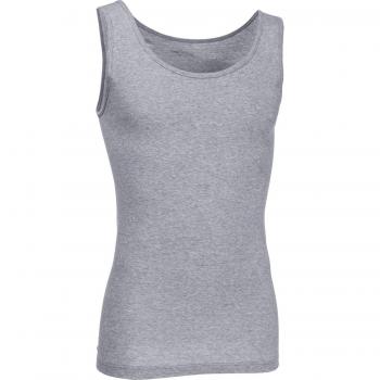 Camiseta Deportiva de Algodón Casual Mey, Gris Claro Jaspeado, Talla XXL