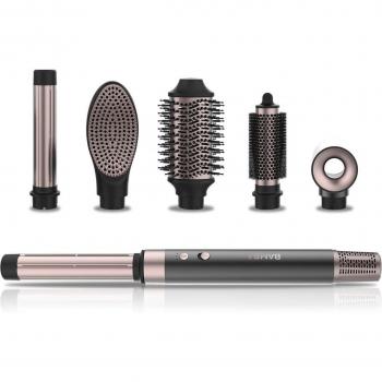 Cecotec Bamba CeramicCare AirGlam Original Cepillo de Aire Moldeador 6 en 1 con 6 Cabezales