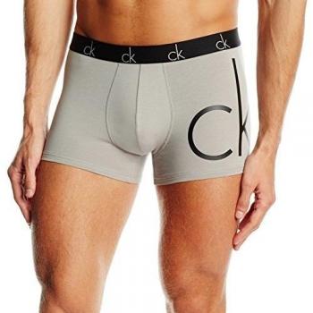Calvin Klein Trunk - Ropa interior para hombre, color medium grey, talla S