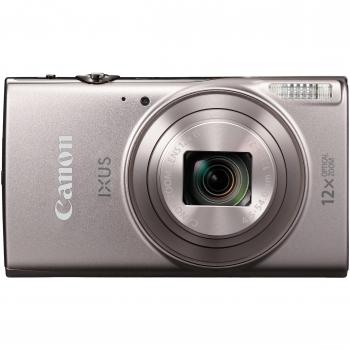 Canon IXUS 285 HS Compact Digital Camera with 20.2 MP, 12x Optical Zoom and 3 inch LCD Screen - Silver