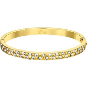 Pulsera Lotus Style Bliss LS2273-2/2 Acero Inoxidable 316L Dorado Brillante Ligera y Elegante para Mujer