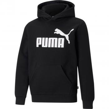Puma Essentials Big Logo Hoodie for Boys, Black, Size 13-14 years, Cotton