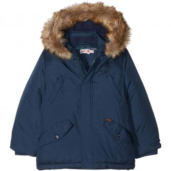 boboli Technical Fabric Parka For Boy, Abrigo para Niños, Azul