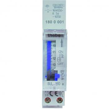 Reloj Programador Digital SUL 180 E 16A 230V IP20 con Reserva de 3 Días