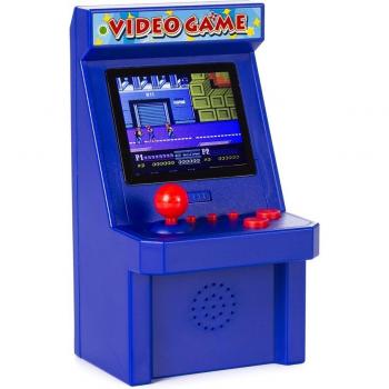 Consola Arcade Portátil DAM Azul con 240 Juegos y Pantalla LCD de 2,2