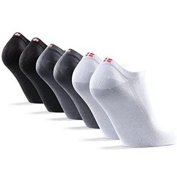 DANISH ENDURANCE Calcetines Cortos de Bambú para Hombre y Mujer Pack de 6