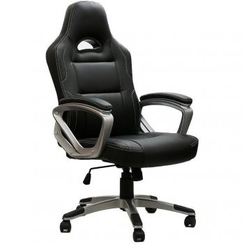 Racing Silla, Intimate Wm Heart Silla de Escritorio Silla Oficina Silla Giratoria de Oficina Ajustable Silla, Negro
