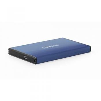 Caja Externa para Disco Duro HDD 2.5 USB 3.0 Aluminio Cepillado Azul Gembird EE2-U3S-3-DB