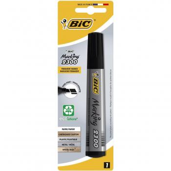 Pack de 12 Marcadores Permanentes BIC Marking 2300 ECOlutions - Negro