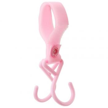 Cochecillo Cochecito Cochecito Clip De Gancho Colgador Para Bolsas De Compras Lazo De Color Rosa