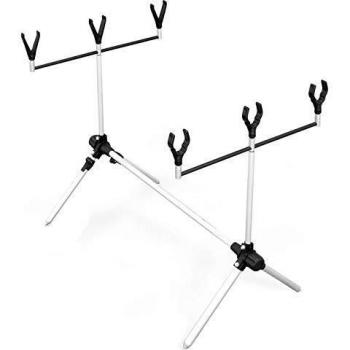 Lineaeffe Rod Pod Carpfishing Rod Pod Set Aluminium 54 x 100 x 40 cm