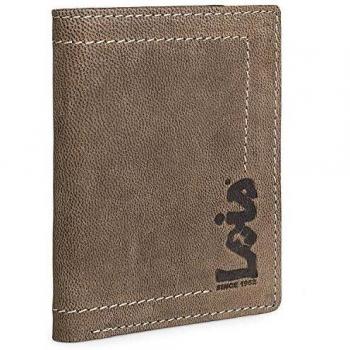 Lois - Cartera para Hombre Piel Genuina Cuero. Monedero, Tarjetero y Billetera con Sistema Bloqueo RFID. Diseñada en España 201518, Color Marron