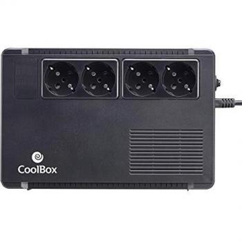 Sistema de Alimentación Ininterrumpida CoolBox Scudo SAI 800VA 480W con Autonomía y Salidas AC