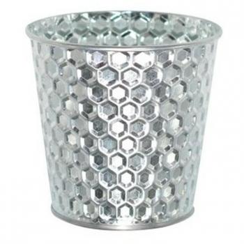 Maceta Versa Zink 11 x 10,6 x 11 cm Metal