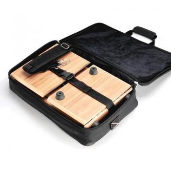 Gon Bops Commuter Cajon CJCOM Natural - Compact cajon, made from natural wood, features a built-in snare system for enhanced sound, lightweight and portable design, ideal for travel and casual performances