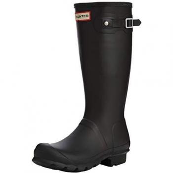 Hunter Original Gloss, Botas de Lluvia Unisex Niños, Negro, 32 EU