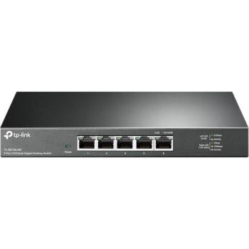 Switch de Red No Administrado TP-Link TL-SG105-M2, 5 Puertos 2.5G Ethernet, Carcasa Metálica, Plug-and-Play