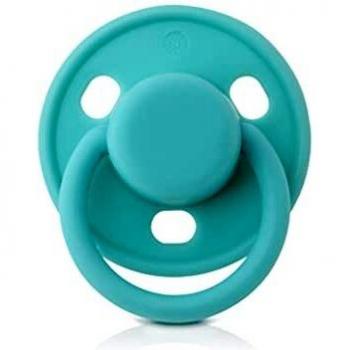 Chupete Kiokids Retro Azul 0-6 Meses con Tetina de Caucho Natural