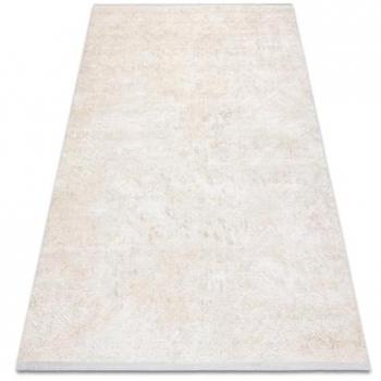 Alfombra moderna Duke 51541 crema - geométrico, estructurada, muy suave, flecos beige 180x270 cm