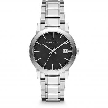 Burberry BU9001 Black Dial Stainless Steel Unisex Watch