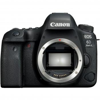 Canon EOS 6D Mark II - Cámara Réflex Digital de 26.2 MP, Pantalla Táctil de 3.0'', WiFi, Bluetooth, Dual Pixel CMOS AF, Vídeos Time-Lapse en 4K, Negro