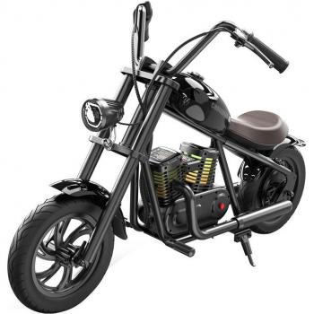 HYPER GOGO Cruiser 12 Plus Moto eléctrica para niños, Batería de 24V 5.2Ah, Motor de 160W, Velocidad de 16km/h, Llantas de 12 x