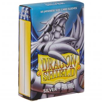Fundas Dragon Shield Tamaño Japonés Plata Mate (60 unidades)