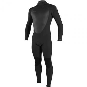 Traje de neopreno O'Neill Epic 5/4 mm con cremallera en la espalda, manga larga, para hombres, color negro