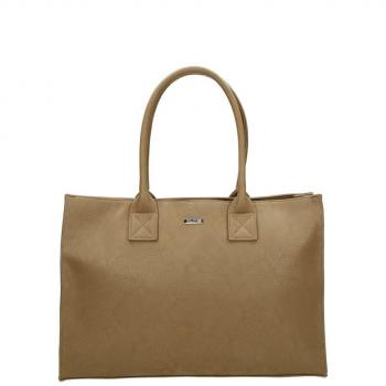 Beagles Bolso tote marrón topo 16073-016