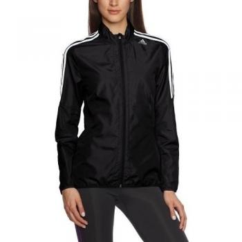 adidas Jacke Response Wind - Chaqueta de running, color negro, blanco, talla S