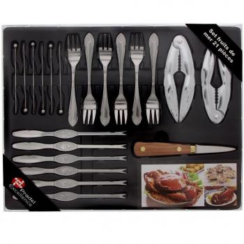 Pradel Excellence 7244-21FM para mariscos-Set 21 Set de 37 x 28,6 x 2,3 cm