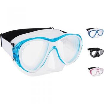 Cressi Máscara de Buceo Samoa TX - Máscara para buceo unisex, color transparente-aguamarina, talla única