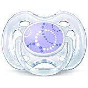 Philips Avent SCF180/23 - Chupetes para bebés de 0 a 6 meses, con 6 orificios de ventilación, tetinas de silicona, aptos para lavavajillas