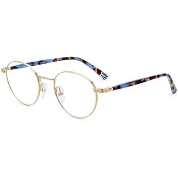 Etnia Barcelona Estartit GDBL Men's Eyeglasses Gold Size 50 - Blue Light Block Available (Frame Only) - Free Lenses - HSA/FSA Insurance