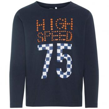 NAME IT Camiseta Manga Larga NIÑO VUXI - 104, Dark Sapphire