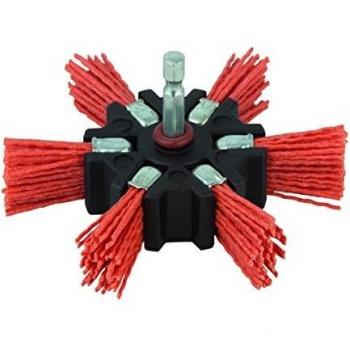 Cepillo abanico alambre nylon 100mm 14