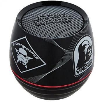 Star Wars - Mini Altavoz, Bluetooth, 3W, Color Negro Y Rojo